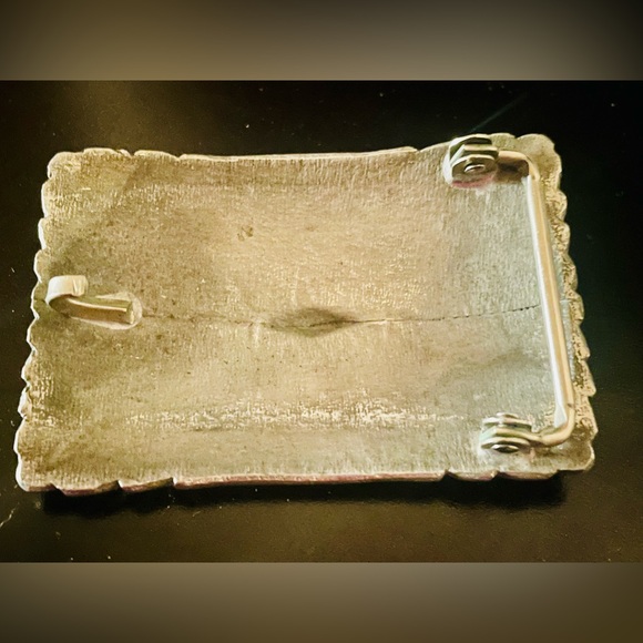 Vintage Style Southwestern Concho Square Buckle - Picture 4 of 7